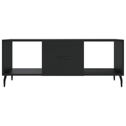 Salontafel 02X50X40 Cm Bewerkt Hout Zwart