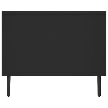 Salontafel 02X50X40 Cm Bewerkt Hout Zwart