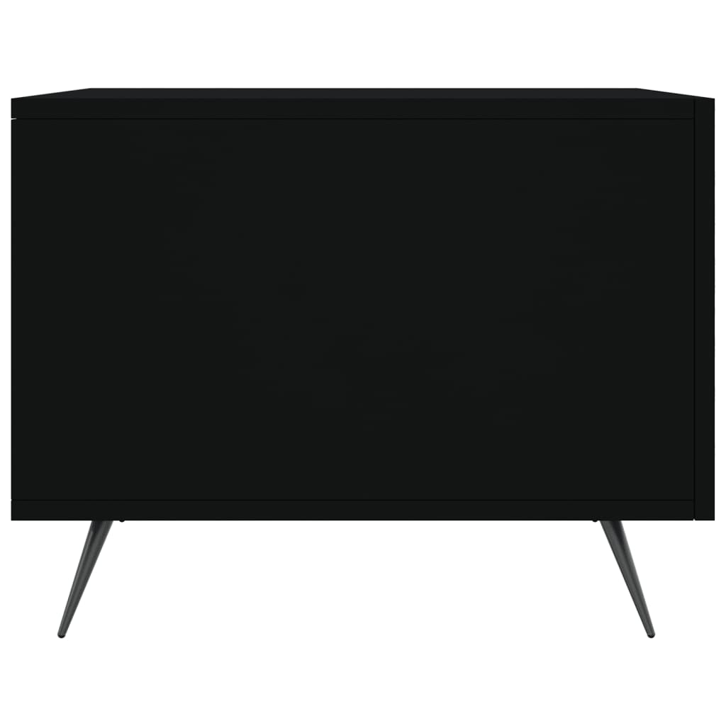 Salontafels 50X50X40 Cm Bewerkt Hout 2 Zwart