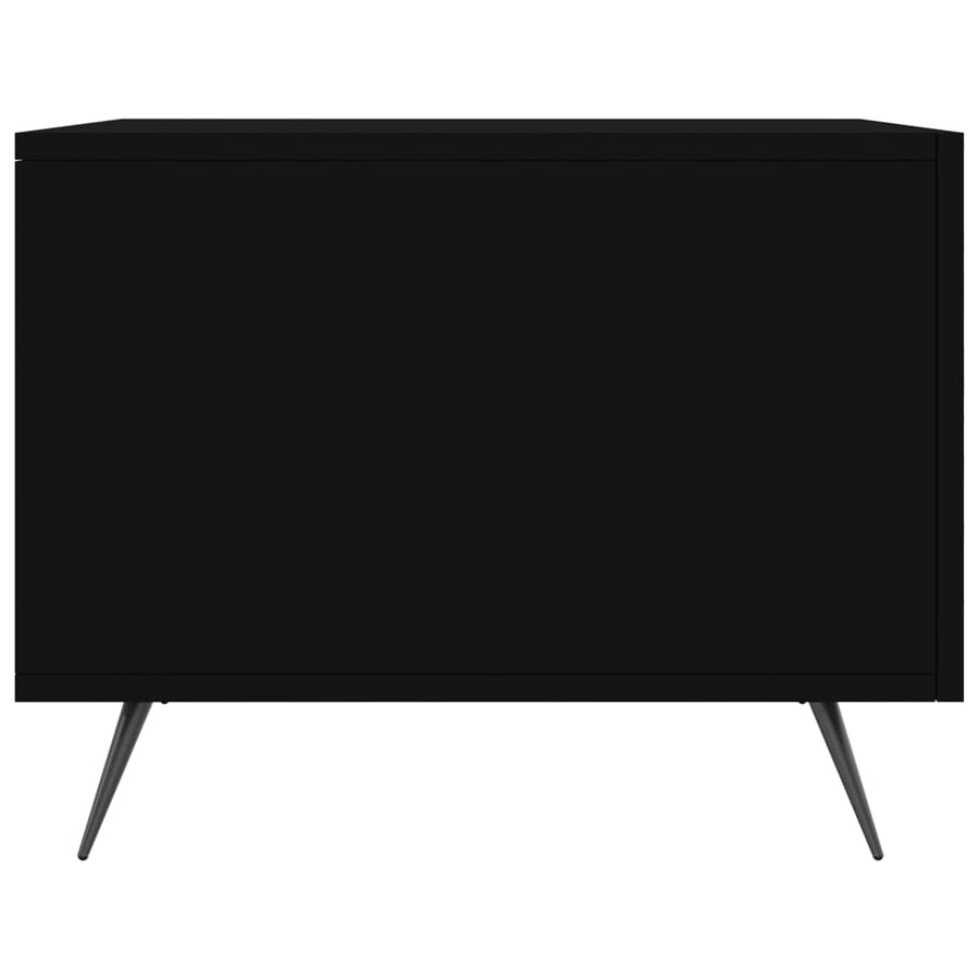 Salontafels 50X50X40 Cm Bewerkt Hout 2 Zwart