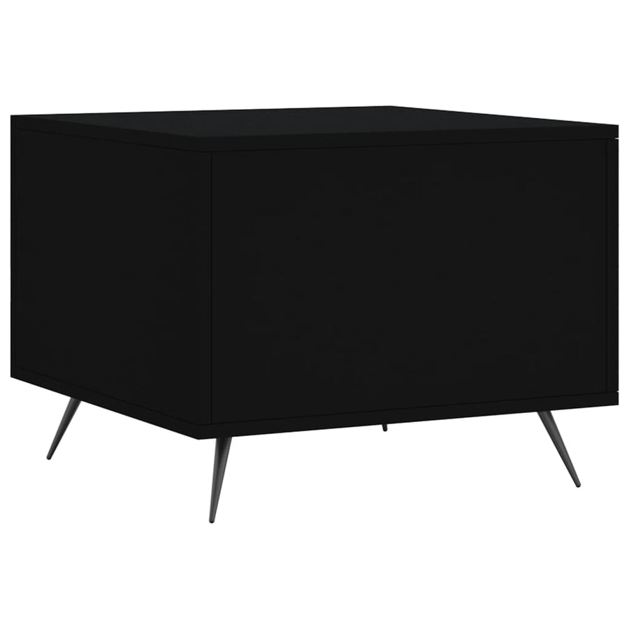Salontafels 50X50X40 Cm Bewerkt Hout 2 Zwart