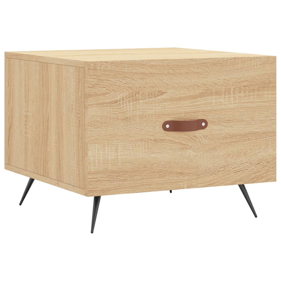 Salontafels 50X50X40 Cm Bewerkt Hout Kleurig 2 Sonoma eiken