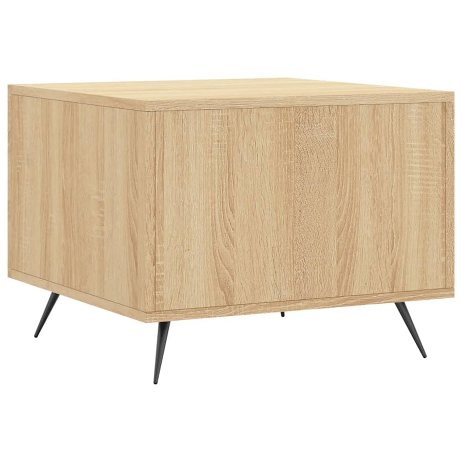 Salontafels 50X50X40 Cm Bewerkt Hout Kleurig 2 Sonoma eiken