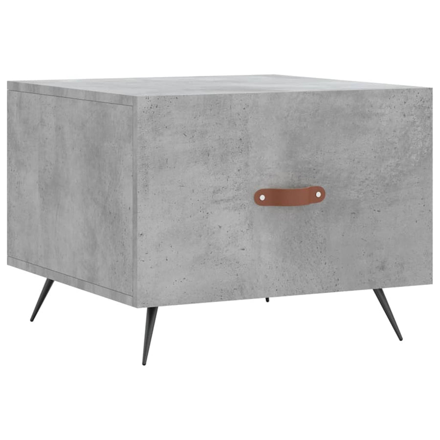 Salontafel 50X50X40 Cm Bewerkt Hout 1 Betongrijs