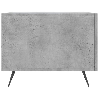 Salontafel 50X50X40 Cm Bewerkt Hout 1 Betongrijs