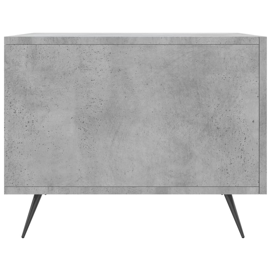 Salontafel 50X50X40 Cm Bewerkt Hout 1 Betongrijs