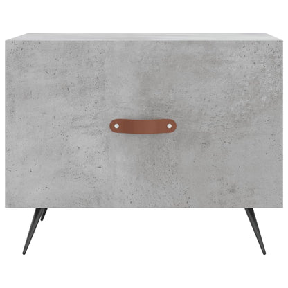 Salontafels 50X50X40 Cm Bewerkt Hout 2 Betongrijs