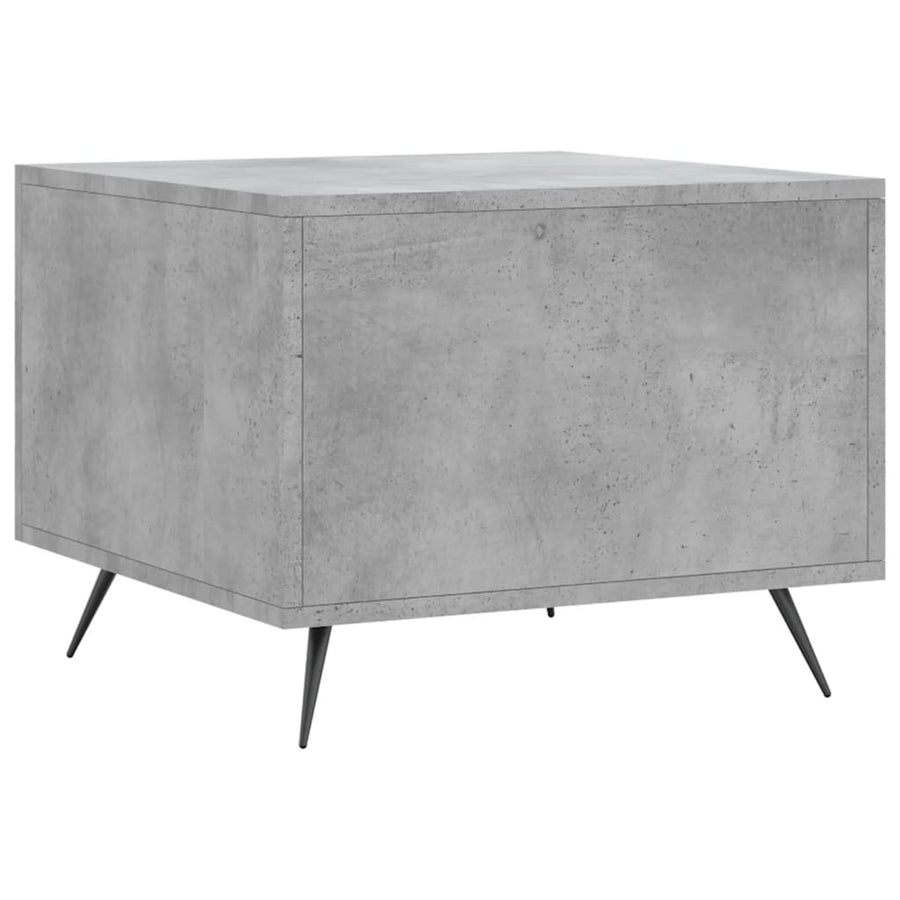 Salontafels 50X50X40 Cm Bewerkt Hout 2 Betongrijs