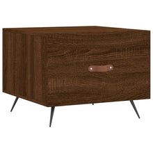 Salontafel 50X50X40 Cm Bewerkt Hout Bruin Eikenkleur 1 Bruineiken