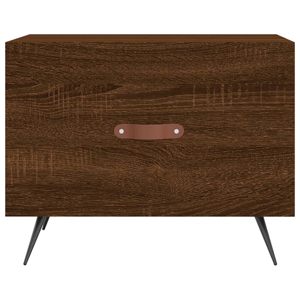 Salontafel 50X50X40 Cm Bewerkt Hout Bruin Eikenkleur 1 Bruineiken