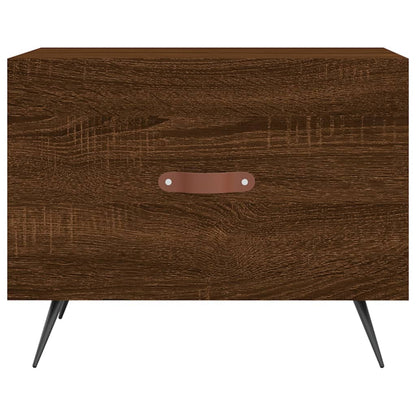 Salontafel 50X50X40 Cm Bewerkt Hout Bruin Eikenkleur 1 Bruineiken