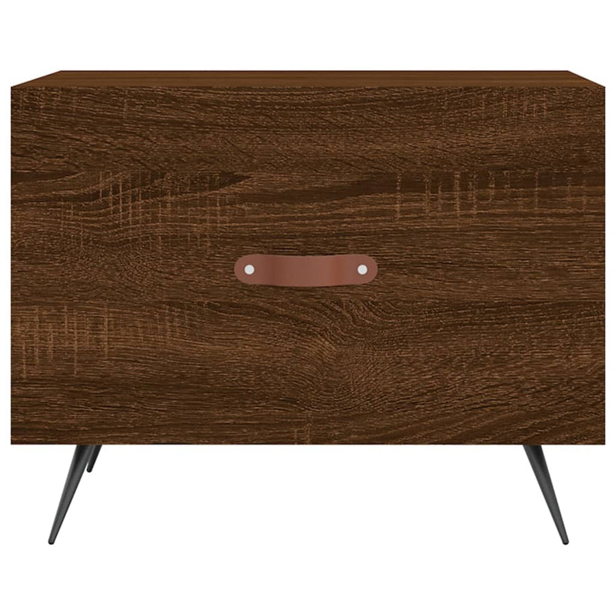 Salontafel 50X50X40 Cm Bewerkt Hout Bruin Eikenkleur 1 Bruineiken