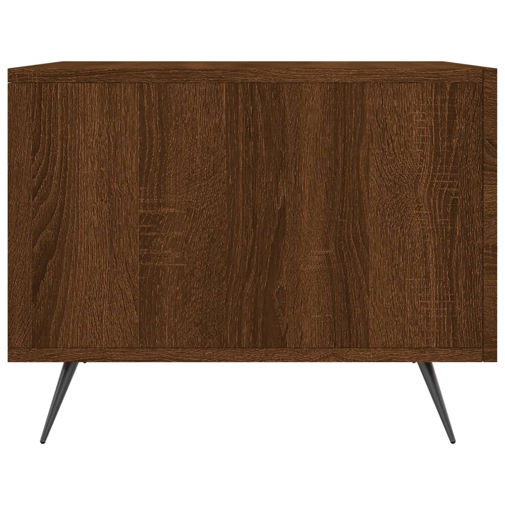 Salontafel 50X50X40 Cm Bewerkt Hout Bruin Eikenkleur 1 Bruineiken