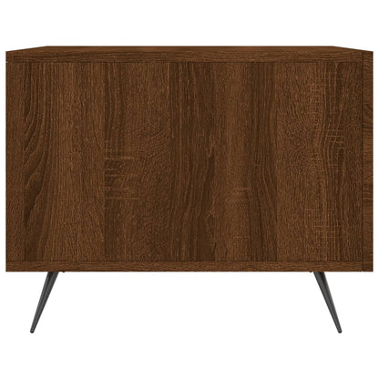 Salontafel 50X50X40 Cm Bewerkt Hout Bruin Eikenkleur 1 Bruineiken