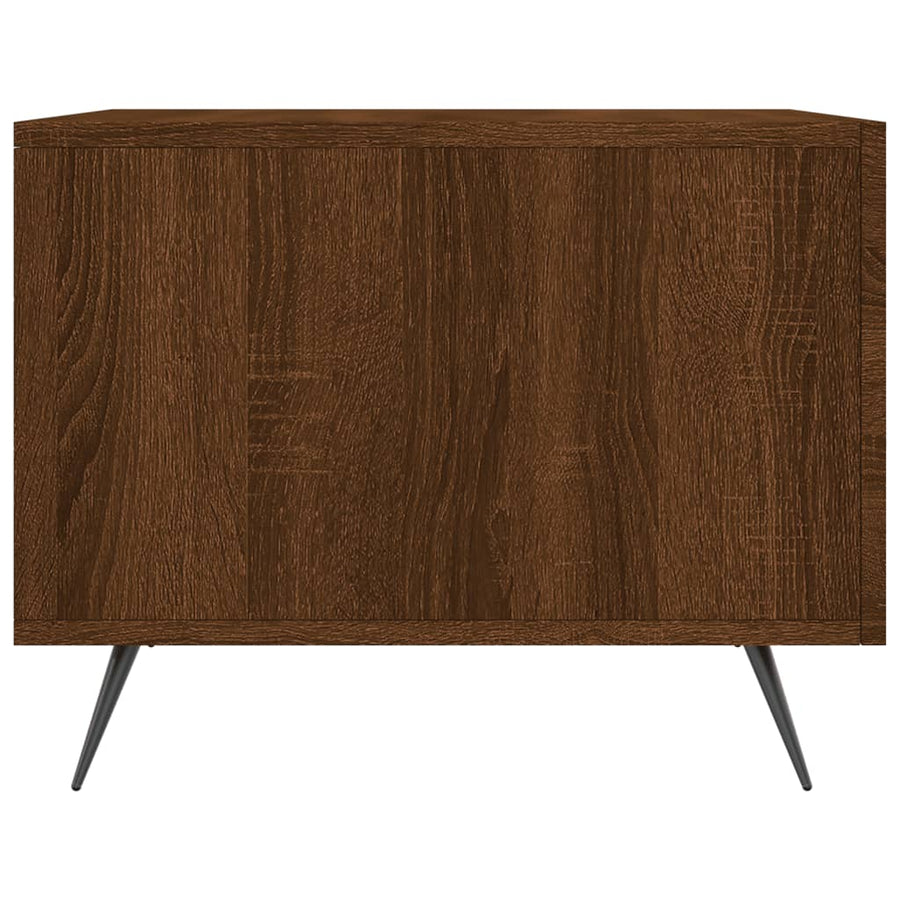 Salontafel 50X50X40 Cm Bewerkt Hout Bruin Eikenkleur 1 Bruineiken