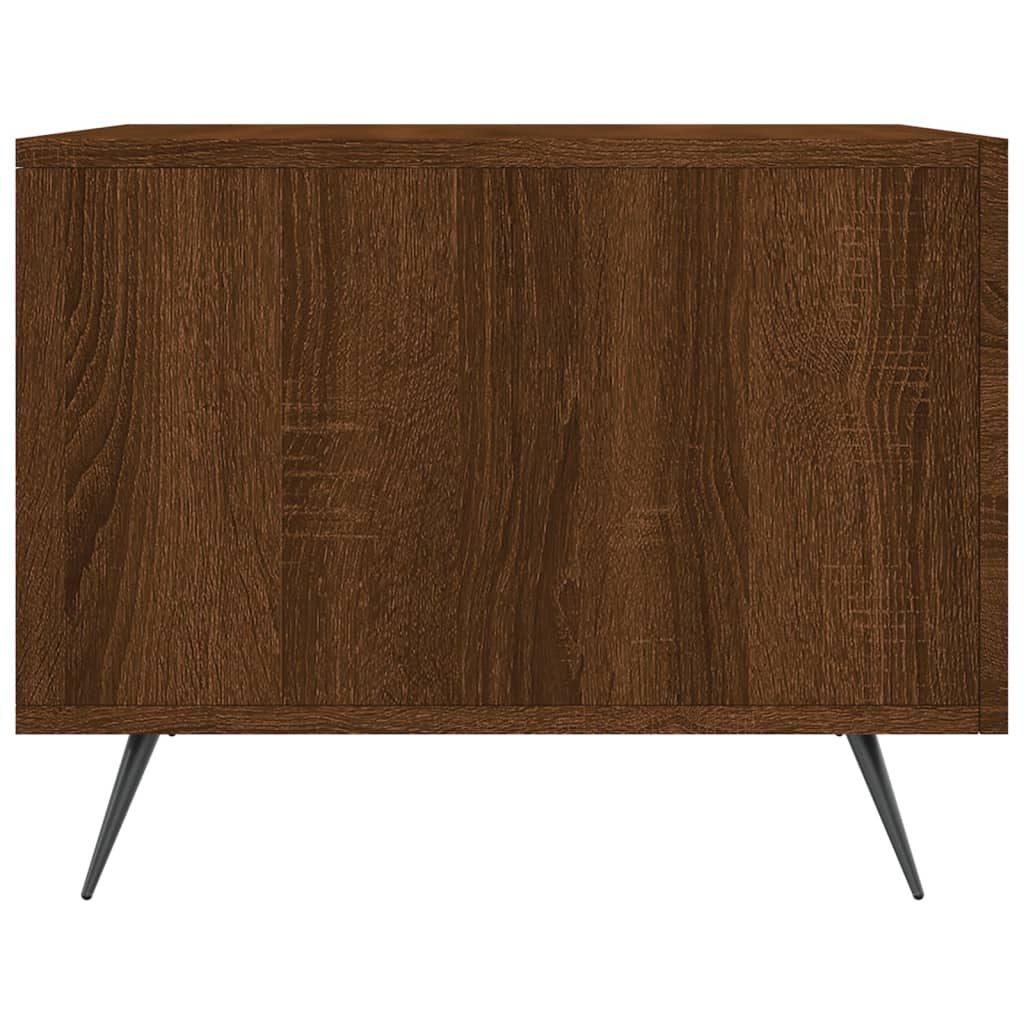 Salontafels 50X50X40 Cm Bewerkt Hout 2 bruin eikenkleur