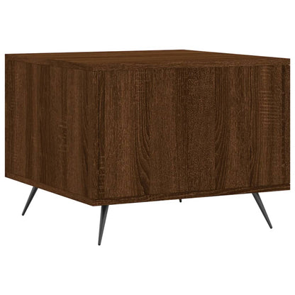 Salontafels 50X50X40 Cm Bewerkt Hout 2 bruin eikenkleur
