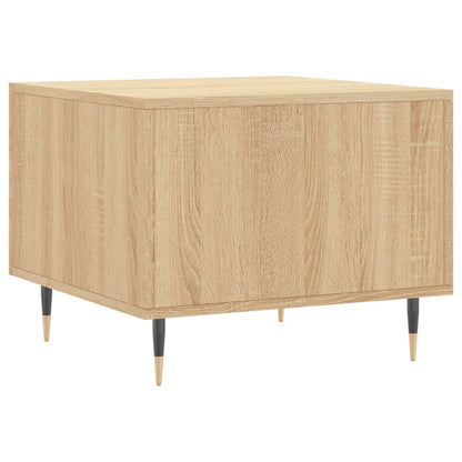 Salontafel 50X50X35 Cm Bewerkt Hout Kleurig 1 Sonoma eiken