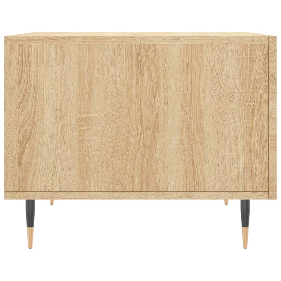 Salontafels 50X50X40 Cm Bewerkt Hout Kleurig 2 Sonoma eiken