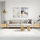 Coffee tables 2 pcs 50x50x40 cm engineered wood Sonoma oak colour