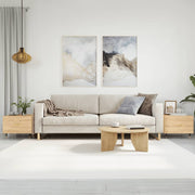 Salontafel 50x50x40 cm bewerkt hout sonoma eiken