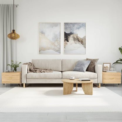 Salontafels 50X50X40 Cm Bewerkt Hout Kleurig 2 Sonoma eiken