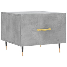Salontafel 50X50X40 Cm Bewerkt Hout 1 Betongrijs