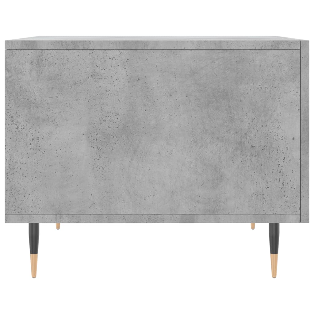 Salontafel 50X50X40 Cm Bewerkt Hout 1 Betongrijs