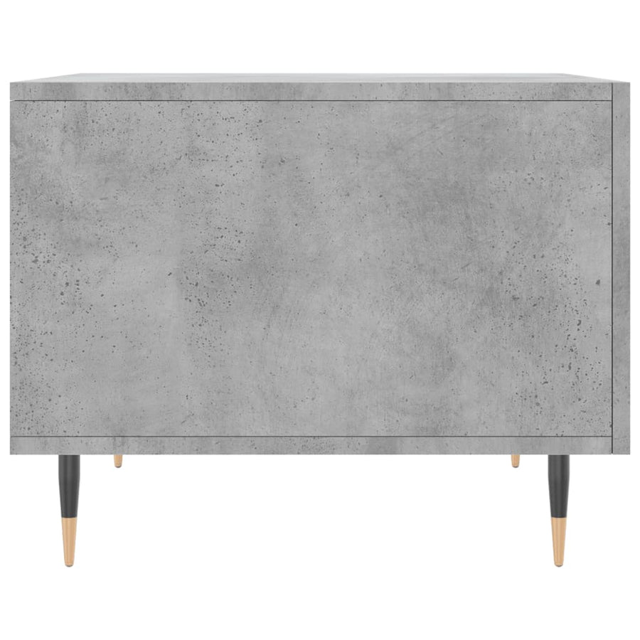 Salontafel 50X50X40 Cm Bewerkt Hout 1 Betongrijs