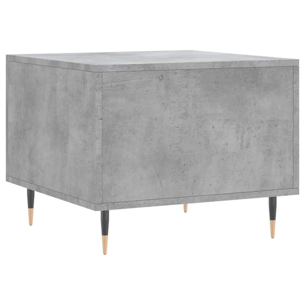 Salontafel 50X50X40 Cm Bewerkt Hout 1 Betongrijs