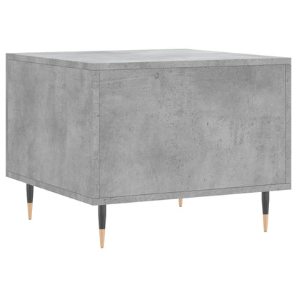 Salontafel 50X50X40 Cm Bewerkt Hout 1 Betongrijs