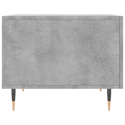 Salontafels 50X50X40 Cm Bewerkt Hout 2 Betongrijs