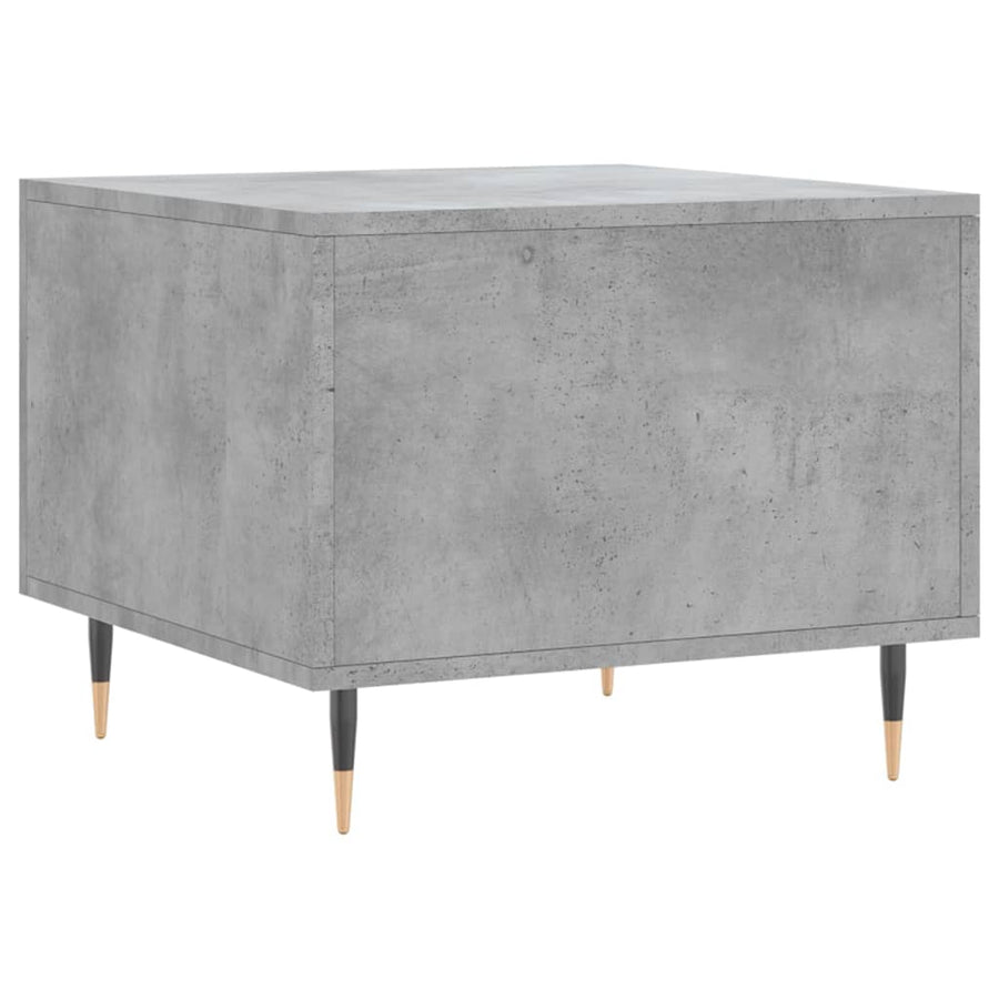 Salontafels 50X50X40 Cm Bewerkt Hout 2 Betongrijs