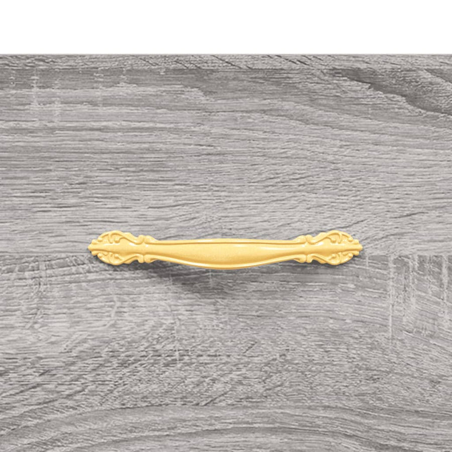 Salontafel 50X50X40 Cm Bewerkt Hout Eiken 1 Grijs sonoma