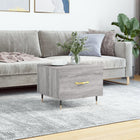 Coffee table 50x50x40 cm engineered wood grey Sonoma oak
