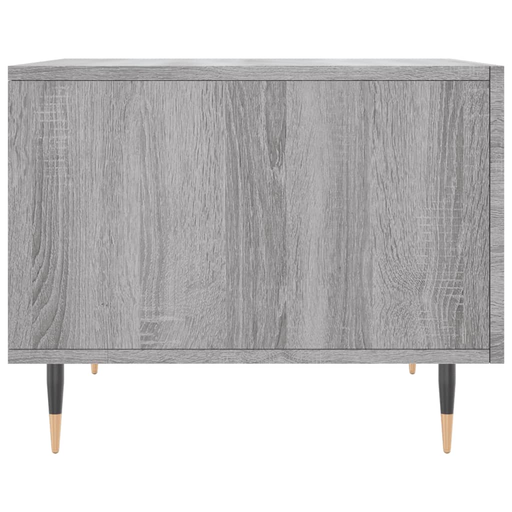 Salontafels 50X50X40 Cm Bewerkt Hout Eiken 2 Grijs sonoma