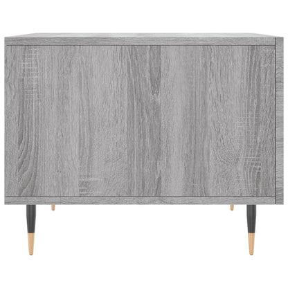 Salontafels 50X50X40 Cm Bewerkt Hout Eiken 2 Grijs sonoma