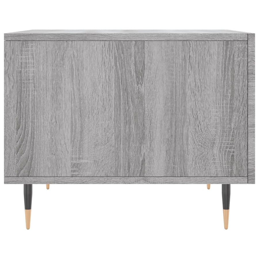 Salontafels 50X50X40 Cm Bewerkt Hout Eiken 2 Grijs sonoma