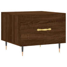 Salontafel 50X50X40 Cm Bewerkt Hout Bruin Eikenkleur 1 Bruineiken