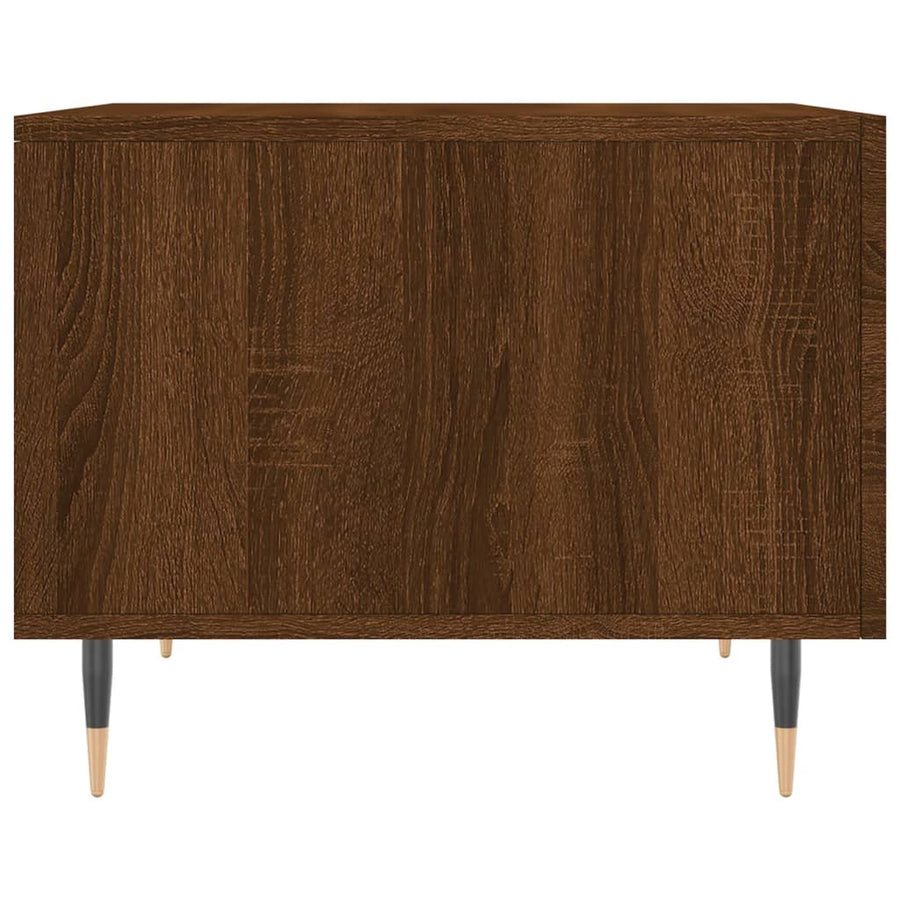 Salontafel 50X50X40 Cm Bewerkt Hout Bruin Eikenkleur 1 Bruineiken