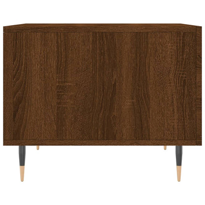 Salontafels 50X50X40 Cm Bewerkt Hout 2 bruin eikenkleur