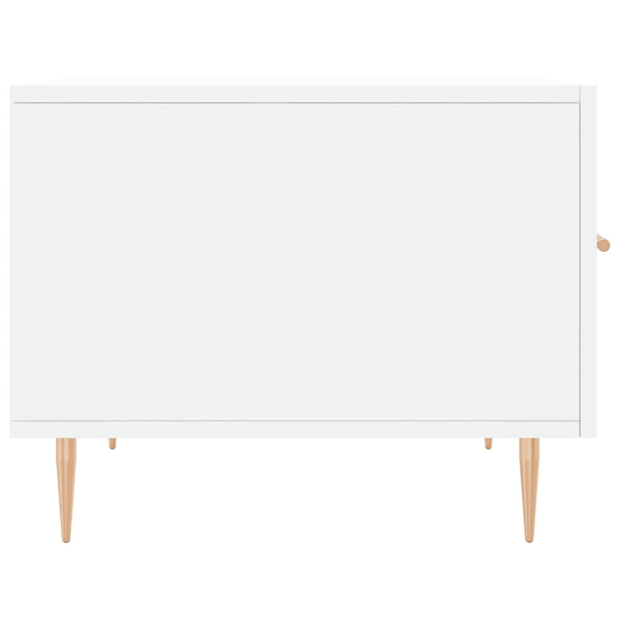 Salontafels 50X50X40 Cm Bewerkt Hout 2 Wit