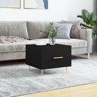 Coffee table 50x50x40 cm treated wood black