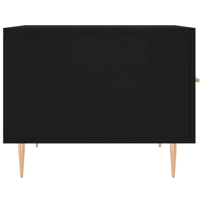 Salontafels 50X50X40 Cm Bewerkt Hout 2 Zwart