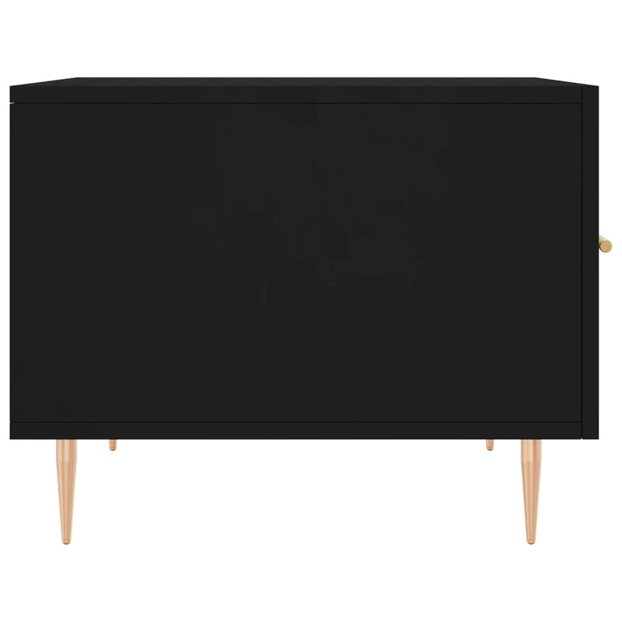 Salontafels 50X50X40 Cm Bewerkt Hout 2 Zwart