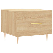 Salontafel 50X50X35 Cm Bewerkt Hout Kleurig 1 Sonoma eiken