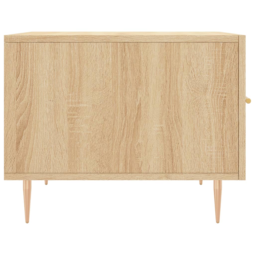 Salontafel 50X50X35 Cm Bewerkt Hout Kleurig 1 Sonoma eiken