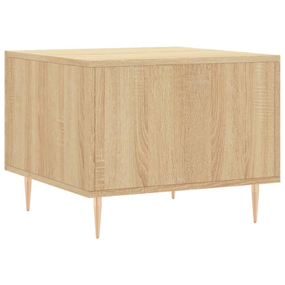 Salontafel 50X50X35 Cm Bewerkt Hout Kleurig 1 Sonoma eiken