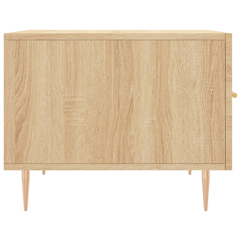 Salontafels 50X50X40 Cm Bewerkt Hout Kleurig 2 Sonoma eiken