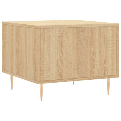 Salontafels 50X50X40 Cm Bewerkt Hout Kleurig 2 Sonoma eiken